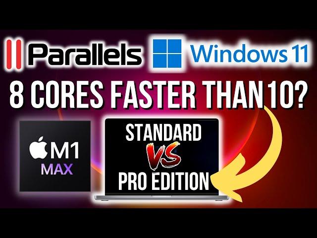 Parallels Standard faster than Pro? Windows gaming on M1 Mac compared: 16 vs 32 GB RAM, 8 vs 10 CPU