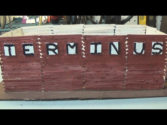 The Walking Dead - Terminus - Popsicle Stick Model Firecracker Destruction