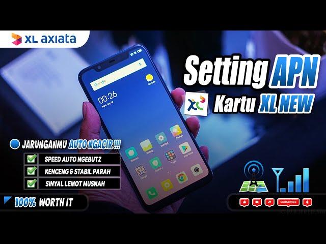 SETTING APN KARTU XL TERCEPAT DAN PALING STABIL || JARINGAN MU AUTO NENDANG BRO !!!