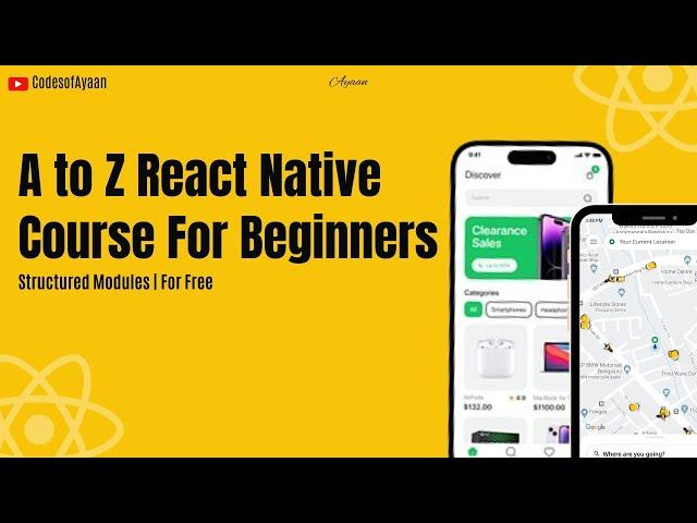 Complete React Native A to Z Course for Beginners | Part-4 |Arrays and Variables