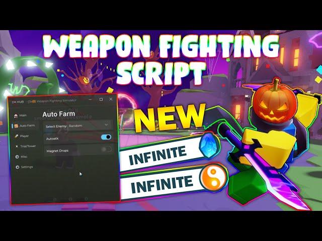 *NEW* Weapon Fighting Simulator Script (PASTEBIN 2024) (AUTOFARM MOBS/BOSS, EQUIP BEST, HATCH EGG)