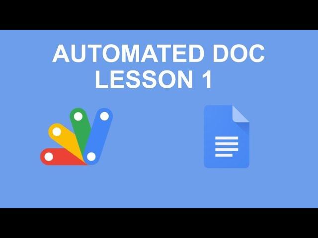 Automated Google Documents with Google Apps Script