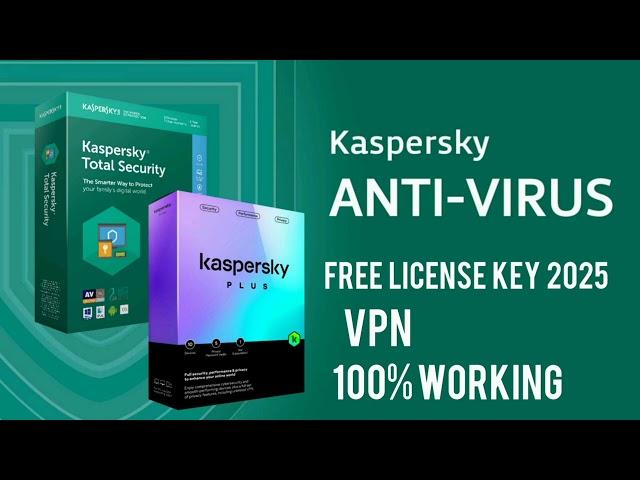 Get your free activation code for Kaspersky antivirus  VPN , valid until 2025!