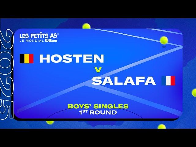 Les Petits As 2025 | Boys Singles R1 | Rune HOSTEN vs. Arthur SALAFA