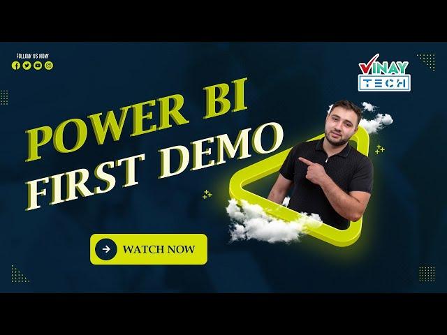 Power BI First Demo | 28th Dec 20204 | Vinay Tech