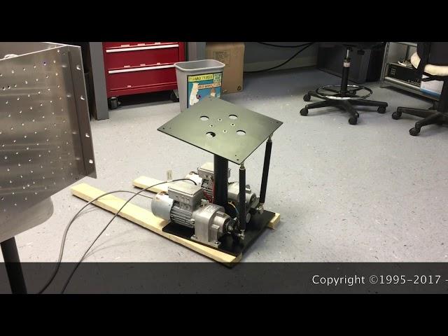 Two Axis (#2DOF) Motion Base Platform #motionbase