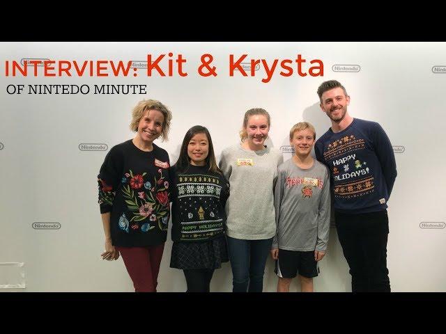 nintendo minute's kit and krysta interview || family games | teachmama.com