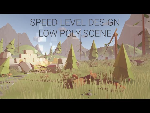 Unity 5 Speed Level Design - Low Poly Scene