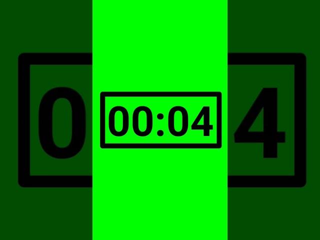 countdown green screen 5 seconds no copyright | timer green screen #shorts #greenscreen #video