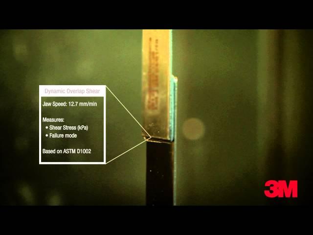 3M™ VHB™ Tape Test - Dynamic Overlap Shear