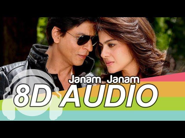 Janam Janam 8D Audio Song  - Dilwale | Shah Rukh Khan | Kajol | Arijit Singh | Bass Boosted