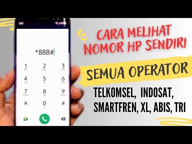 Cara Cek Nomor HP Sendiri @glennttutor