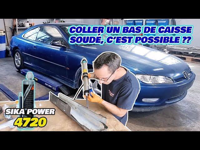 Remettre en état une 406 coupé (Part.1): Coller un bas de caisse qui est soudé, c'est possible ????