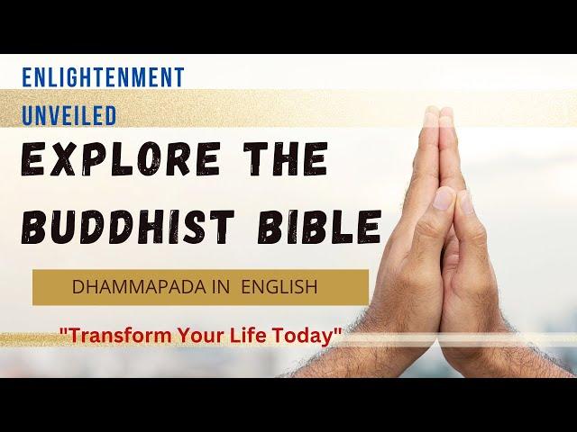 "Enlightenment Unveiled: Explore the Buddhist Bible - Dhammapada in English"#star gazer channel