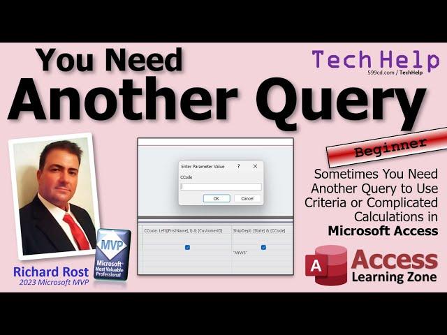 Sometimes You Need Another Query to Use Criteria or Complicated Calculations in Microsoft Access