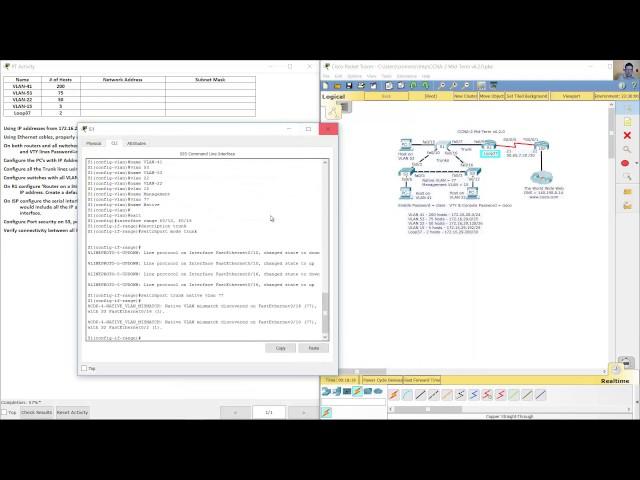 Routing and Switching Essentials CCNA2 Challenge