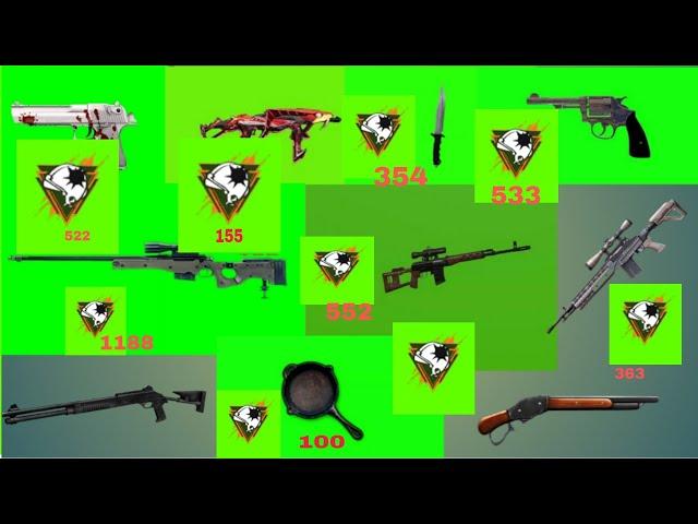 GREEN SCREEN HEADSHOT LOGO, SOUND, DAMATE DIGIT - DESERT EAGLE | AWM | M82B | M1887 | MM1014 | PAN