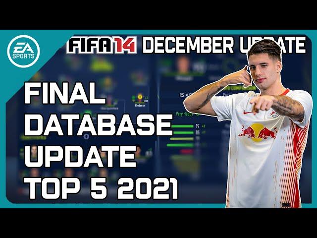 FIFA 14 Database Update 2021! Latest December Final Update of TOP 5 League!! | FIFA 14 Patch 2021