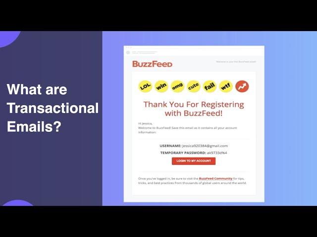 What are Transactional Emails? | Campaign Monitor Tutorial