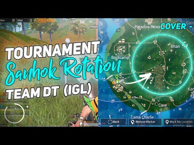 HOW TO ROTATE IN SANHOK IN TOURNAMENTS  || STRATEGIES TO ENTER END ZONES EASILY || PUBG MOBILE ||