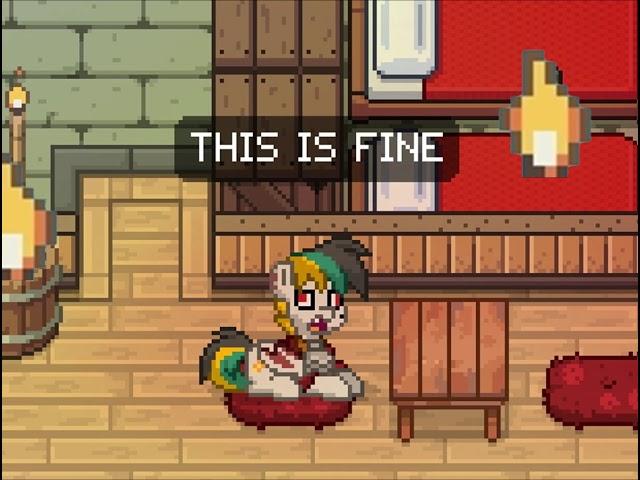 This is fine "Meme" PonyTown