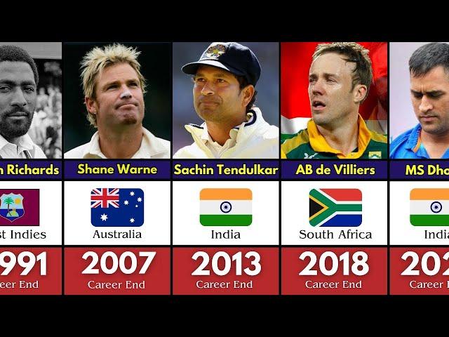 Best Cricketers RETIRED in Every Year 1990-2023