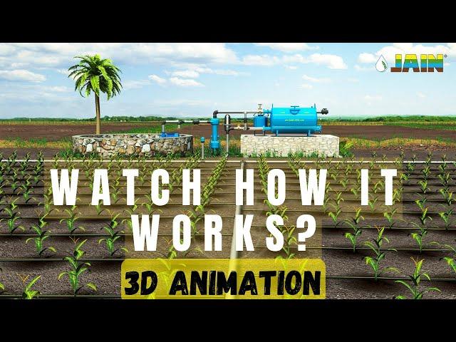 Drip Irrigation System | How It Works | Layout Animation