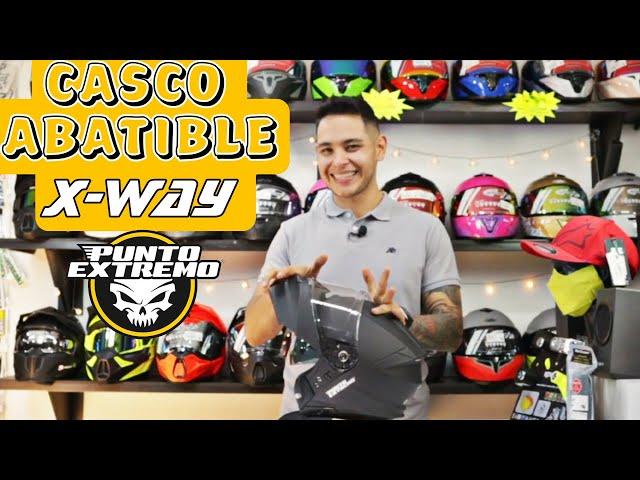 CASCO ABATIBLE X-WAY PUNTO EXTREMO.- JABS MOTO TV