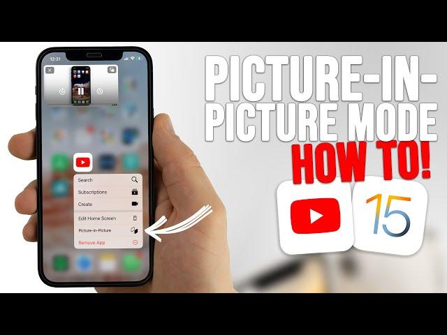 How to Picture in Picture YouTube iPhone! [iOS 15]