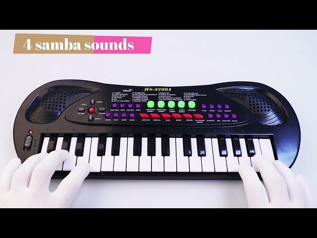 32 Key Electronic Piano Keyboard With Microphone For Kids