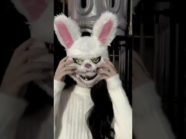 Halloween Costume Scary Rabbit Mask