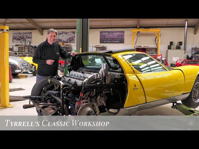 Lamborghini Miura, Urraco, Jag E-Type and Bentley S2 - Workshop Catchup | Tyrrell's Classic Workshop