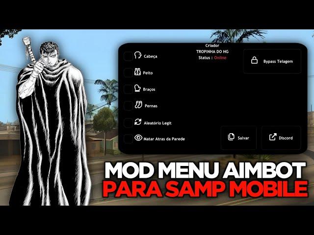 SOLTEI!!! NOVO MOD MENU/AIMBOT PARA SAMP MOBILE | + APK SAMP PARA ANDROID 12/13/14