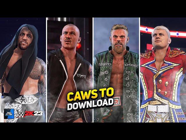 WWE 2K23 CAWs Pack | 15 Awesome Creations To Download NOW! (UPDATED)