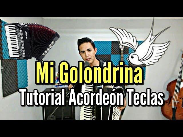 Mi Golondrina - Ramon Ayala - Tutorial Para Acordeon de Teclas