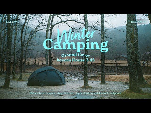 Camping ASMR in Japan with Public Transport | Groundcover Acorn House 3.45 | Black Tent Camp