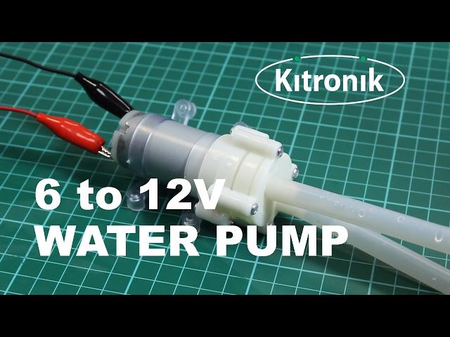 R385 diaphragm pump (6-12V) - Kitronik