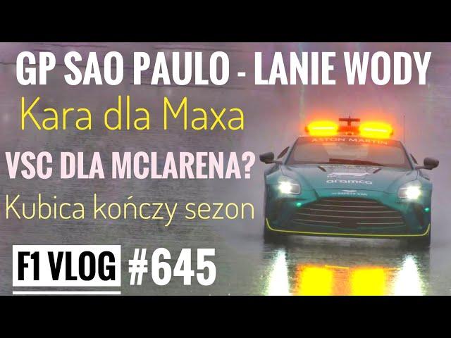 F1 Vlog: VSC w GP Sao Paulo dla McLarena? Vertappen znów z karą! Kubica kończy sezon w WEC (wywiad)