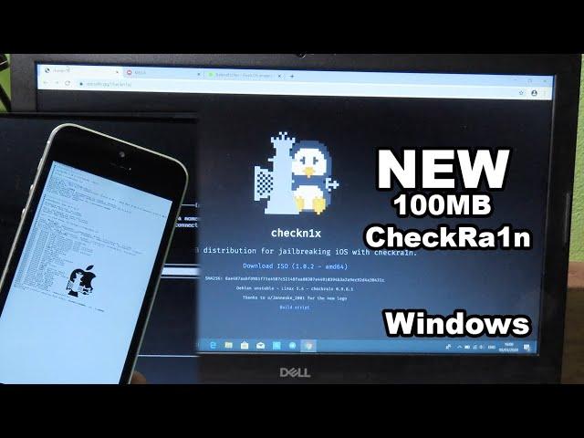 *UPDATE* NEW CheckRa1n For iOS 12.3-13.3 (100MB CheckRa1n Windows)