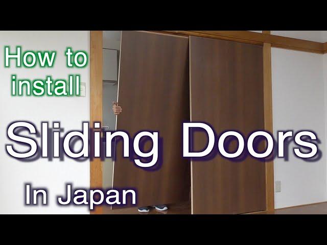 Japanese woodworking projects // How to install Japanese sliding doors // Samurai woodworker joinery