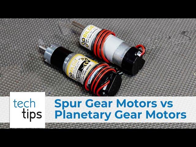 Spur Gear Motor vs Planetary Gear Motor