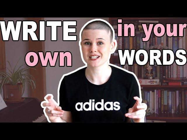 Write in your OWN words | zettelkasten/academic note-taking tips 