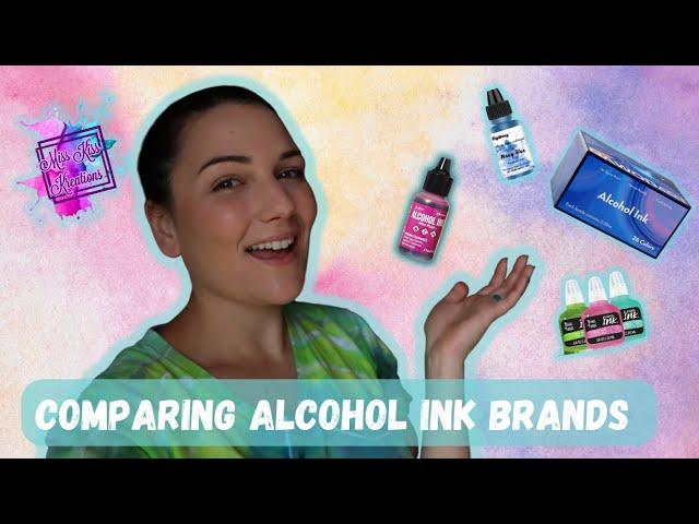 I tested SIX alcohol ink brands and you'll never believe which one was my favorite!