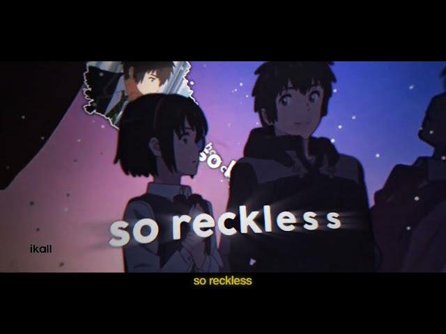 AMV Typography - Reckless || Free Presets