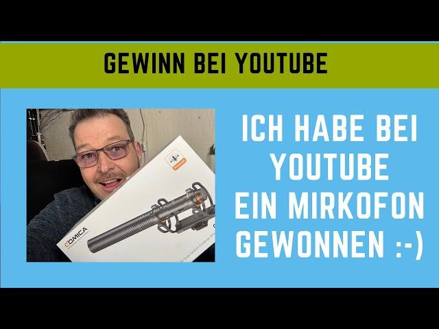 Mikrofon bei YouTube Kanal gewonnen!