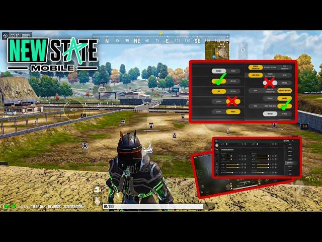 My BestControl & Sensitivity | pubg new state best sensitivity settings