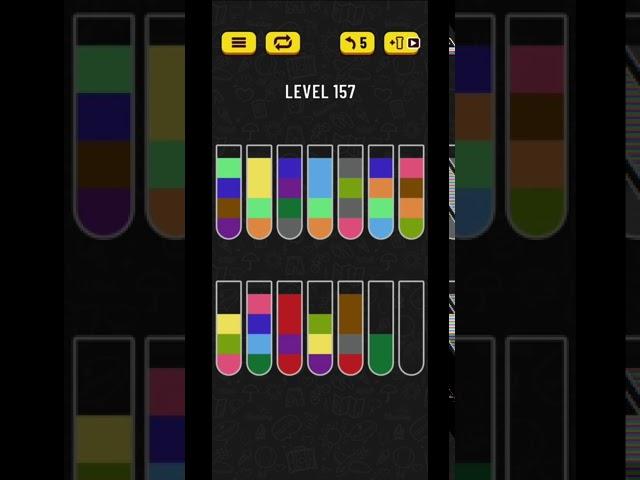 Water sort puzzle level 157