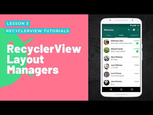 RecyclerView Layout Managers [Hindi] | Android Complete Recyclerview Tutorials