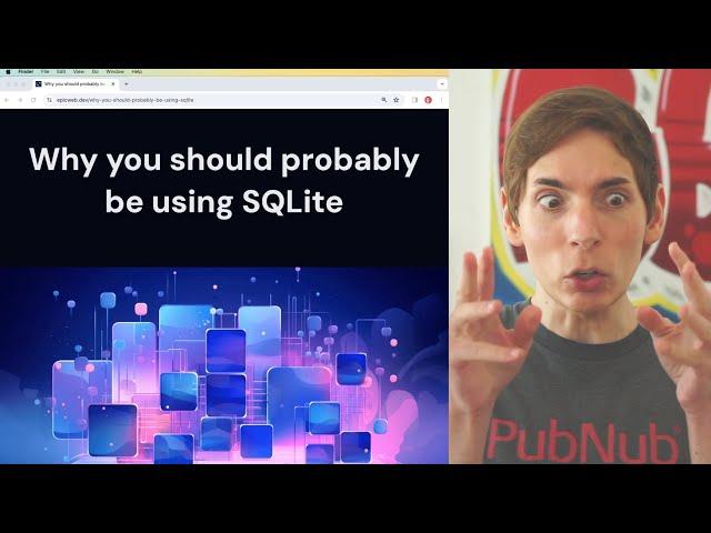 SQLite vs PostgreSQL or MySQL