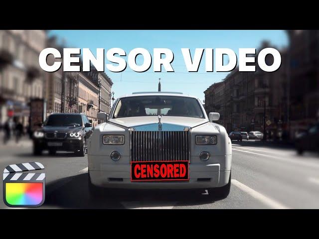 Easily CENSOR Parts of Video in Final Cut Pro | No Plugins Required
